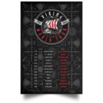 History Viking World Tour Funny  Room Decor - Home Decor For Home -  Front and Backprint Medieval Unframed Wall Poster