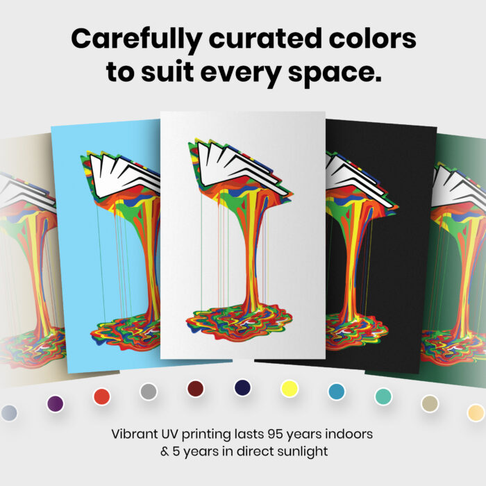 Melting Paint Book  Room Decor - Home Decor For Home -  Book Lover's Bookies Unframed Wall Poster - Image 5