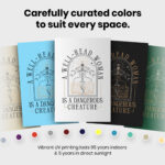 Reading Witchy Book Lover Well-Read Woman  Room Decor - Home Decor For Home -  Goth Bookish Unframed Wall Poster - Image 6