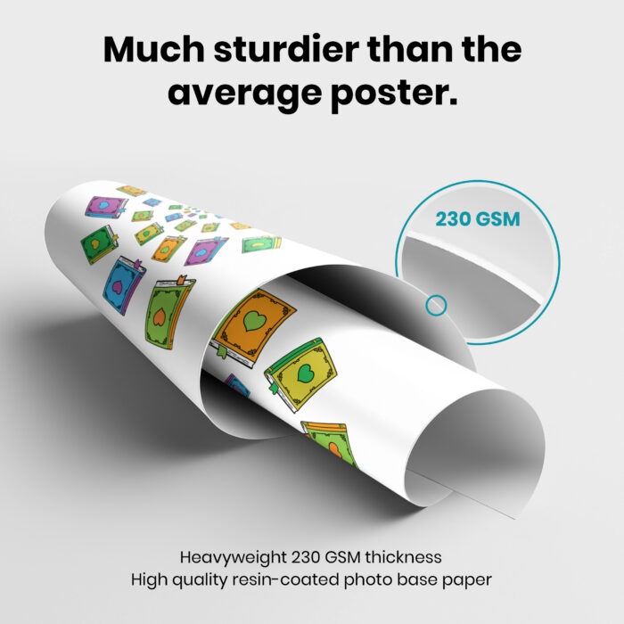 Librarian  Room Decor - Home Decor For Home -  Books in Spiral Unframed Wall Poster - Image 3