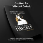 Virginia Woolf Be Oneself  Room Decor - Home Decor For Home -  Women's Adeline Virginia Woolf Unframed Wall Poster - Image 4