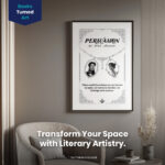 Persuasion Austen Book Cover  Room Decor - Home Decor For Home -  Title Page Jane Austen Unframed Wall Poster - Image 2