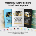 Hope is Thing With Feathers  Room Decor - Home Decor For Home -  Emily Dickinson Poetry Unframed Wall Poster - Image 6