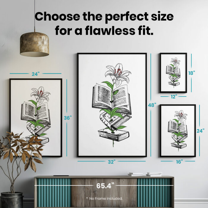 Dark Romance Book Nerd  Room Decor - Home Decor For Home -  Romance Reader Bookish Booktrovert Unframed Wall Poster - Image 7