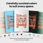 This Is How I Roll Book Librarian  Room Decor - Home Decor For Home -  Bibliophile Library Themed Unframed Wall Poster - Image 6