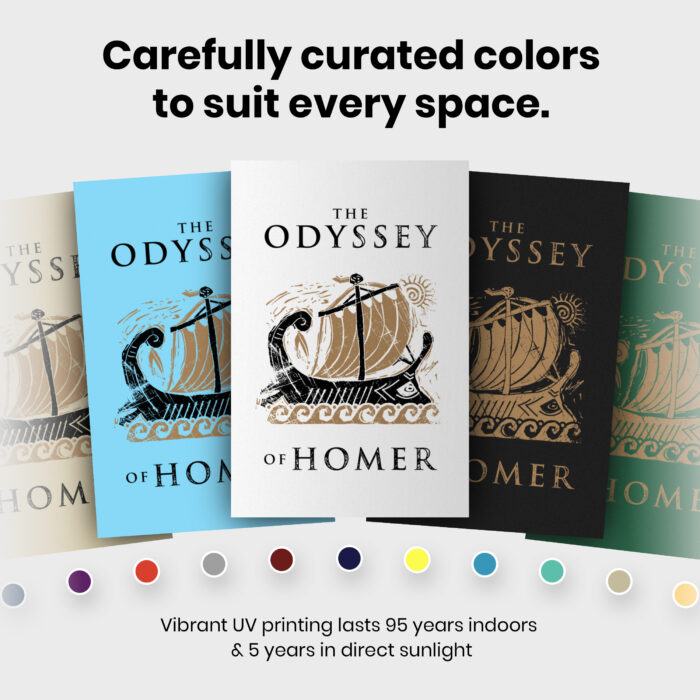 Iliad Odyssey Homer  Room Decor - Home Decor For Home -  Ancient Greek History Odyssey Unframed Wall Poster - Image 6