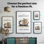 Iliad Odyssey Homer  Room Decor - Home Decor For Home -  Ancient Greek History Odyssey Unframed Wall Poster - Image 7