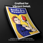 Women Empowerment Reading  Room Decor - Home Decor For Home -  Book Nerd Rosie The Riveter Unframed Wall Poster - Image 4