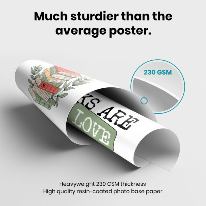 Reading Teacher Books are My Love Language  Room Decor - Home Decor For Home -  Book Booktrovert Unframed Wall Poster - Image 3