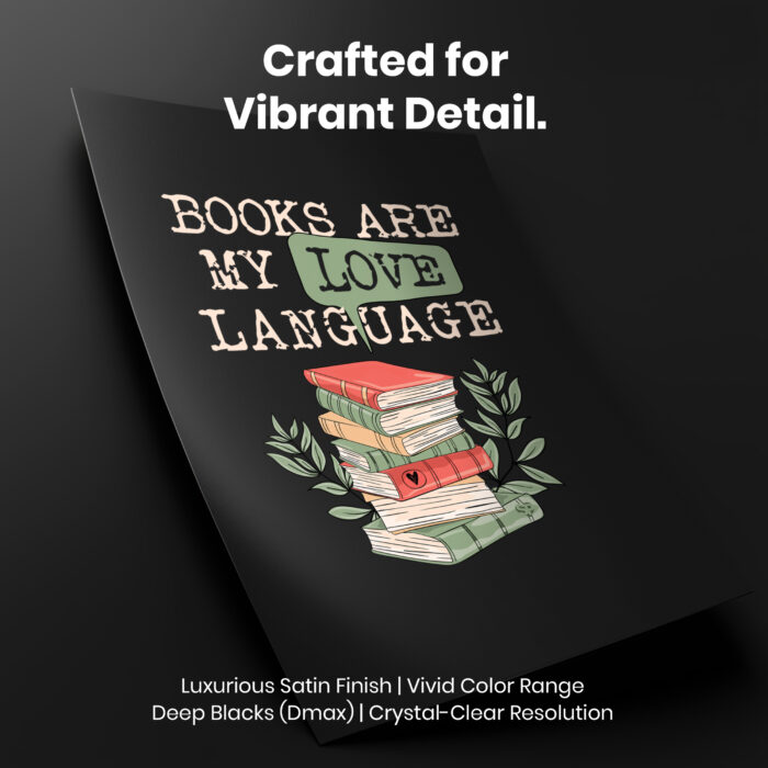 Reading Teacher Books are My Love Language  Room Decor - Home Decor For Home -  Book Booktrovert Unframed Wall Poster - Image 4