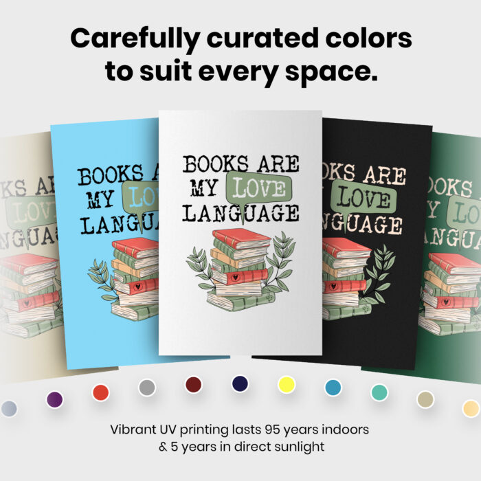 Reading Teacher Books are My Love Language  Room Decor - Home Decor For Home -  Book Booktrovert Unframed Wall Poster - Image 6