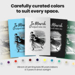 Louisa May Alcott  Room Decor - Home Decor For Home -  Jo March Helped Raise Me Reading Teacher Unframed Wall Poster - Image 6