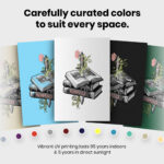 Books and Dagger With Florals Women  Room Decor - Home Decor For Home -  Dark Romance Booktrovert Unframed Wall Poster - Image 6