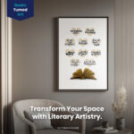 Romance Book Trope Wall Art – Dark Romance Reader Decor for Women’s Room – Unframed Home Poster - Image 2