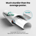 Woman Between Pages Library  Room Decor - Home Decor For Home -  Reading Just One More Chapter Unframed Wall Poster - Image 3