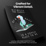 Woman Between Pages Library  Room Decor - Home Decor For Home -  Reading Just One More Chapter Unframed Wall Poster - Image 4