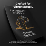 Book Nerd Graphic  Room Decor - Home Decor For Home -  Emotionally Attached Fictional Character Unframed Wall Poster - Image 4