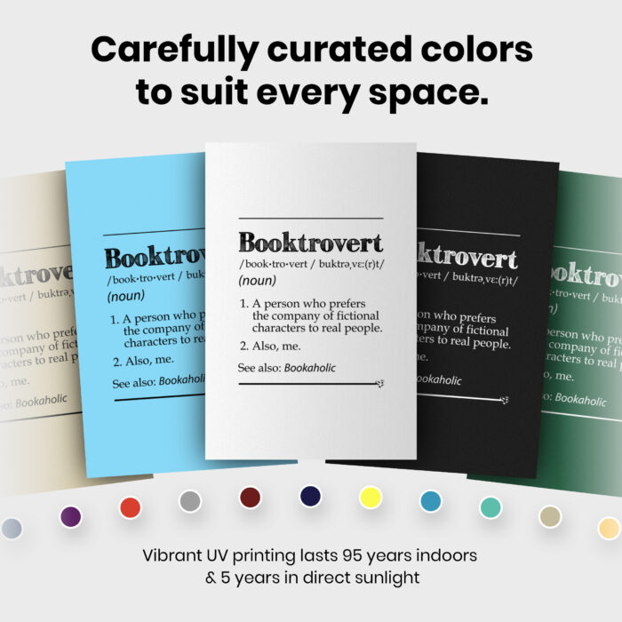 Reading Book For Women Or Men  Room Decor - Home Decor For Home -  Book Nerd Literary Booktrovert Unframed Wall Poster - Image 6