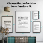 Reading Book For Women Or Men  Room Decor - Home Decor For Home -  Book Nerd Literary Booktrovert Unframed Wall Poster - Image 7