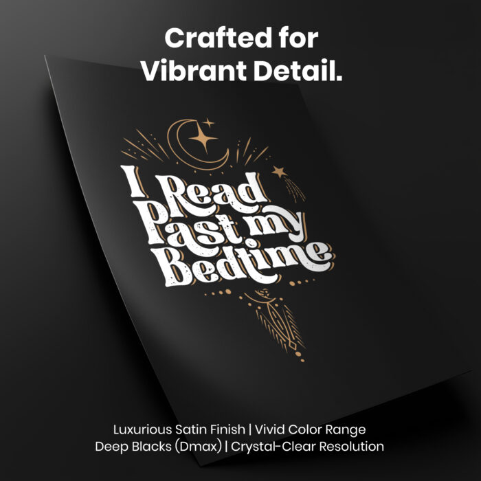 I Read Past My Bedtime  Room Decor - Home Decor For Home -  Teachers Fall In Love With Reading Unframed Wall Poster - Image 4