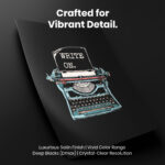 Vintage Typewriter For Author, Journalist  Room Decor - Home Decor For Home -  Writer Write On Unframed Wall Poster - Image 4