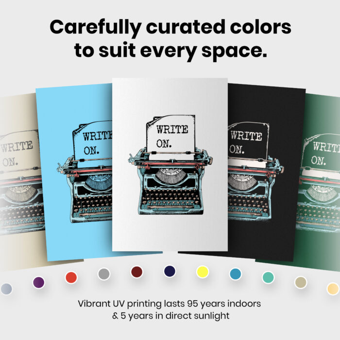 Vintage Typewriter For Author, Journalist  Room Decor - Home Decor For Home -  Writer Write On Unframed Wall Poster - Image 6