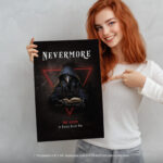 Crow Nevermore Raven Wiccan  Room Decor - Home Decor For Home -  The Raven by Edgar Allan Poe Unframed Wall Poster - Image 5