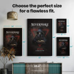 Crow Nevermore Raven Wiccan  Room Decor - Home Decor For Home -  The Raven by Edgar Allan Poe Unframed Wall Poster - Image 7