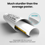 Bookworm Warning Reading Literary  Room Decor - Home Decor For Home -  Book Lovers Library Ironic Unframed Wall Poster - Image 3