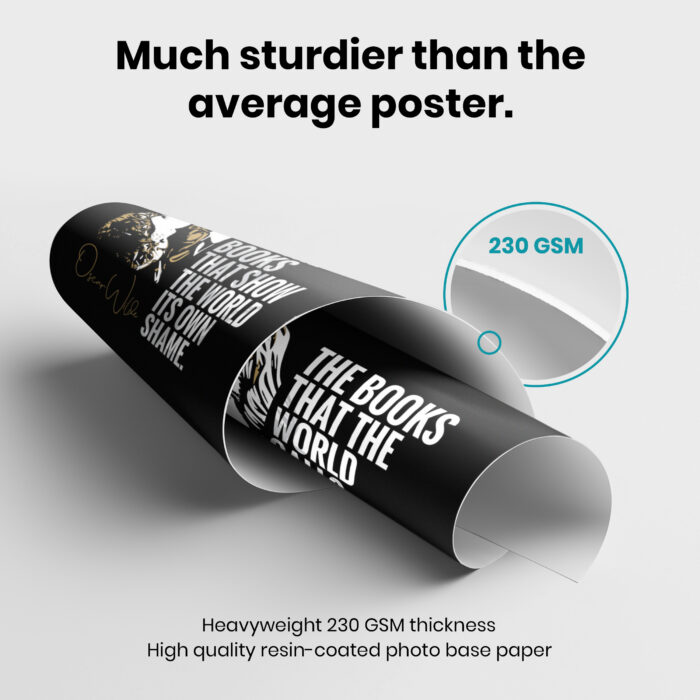 Books Called Immoral World's Shame  Room Decor - Home Decor For Home -  Dorian Gray Oscar Wilde Unframed Wall Poster - Image 3