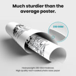 Seneca Stoicism  Room Decor - Home Decor For Home -  Luck Preparation Opportunity Seneca Quote Unframed Wall Poster - Image 3