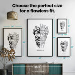 Seneca Stoicism  Room Decor - Home Decor For Home -  Luck Preparation Opportunity Seneca Quote Unframed Wall Poster - Image 7