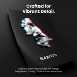 Marcus Aurelius Glitch Mask Stoic  Room Decor - Home Decor For Home -  Marcus Aurelius Unframed Wall Poster - Image 4