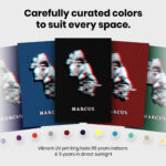 Marcus Aurelius Glitch Mask Stoic  Room Decor - Home Decor For Home -  Marcus Aurelius Unframed Wall Poster - Image 6