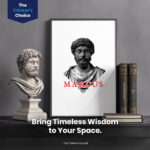 Marcus Aurelius Bust Stoic  Room Decor - Home Decor For Home -  Marcus Aurelius Unframed Wall Poster - Image 2