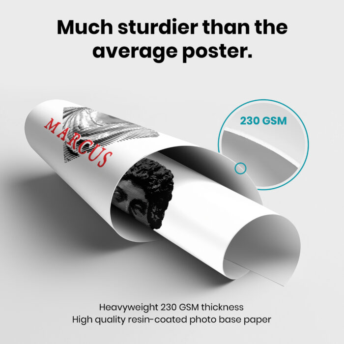 043015-003.GSM_.jpg Marcus Aurelius Bust Stoic  Room Decor - Home Decor For Home -  Marcus Aurelius Unframed Wall Poster - Image 3