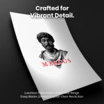 Marcus Aurelius Bust Stoic  Room Decor - Home Decor For Home -  Marcus Aurelius Unframed Wall Poster - Image 4