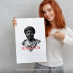 Marcus Aurelius Bust Stoic  Room Decor - Home Decor For Home -  Marcus Aurelius Unframed Wall Poster - Image 5