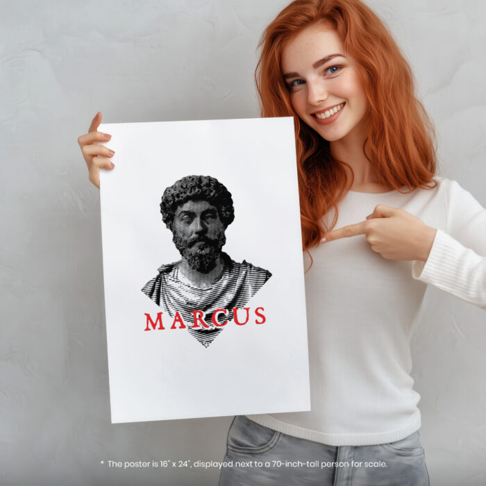 043015-005.Person-Portrait-1.jpg Marcus Aurelius Bust Stoic  Room Decor - Home Decor For Home -  Marcus Aurelius Unframed Wall Poster - Image 5