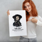 George Custer Little Bighorn  Room Decor - Home Decor For Home -  History Ironic General Custer Unframed Wall Poster - Image 5