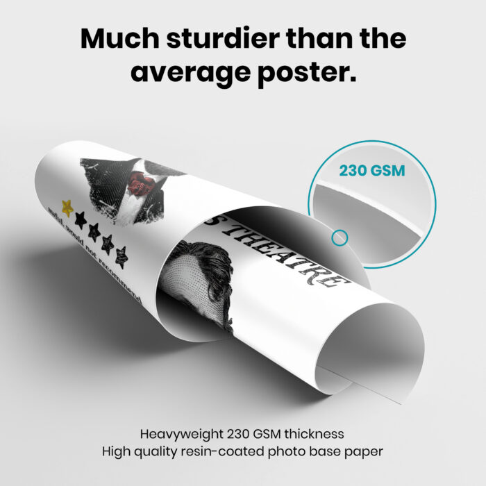 Ford's Theater Presidential History  Room Decor - Home Decor For Home -  Abe Lincoln Funny Unframed Wall Poster - Image 3