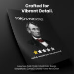 Ford's Theater Presidential History  Room Decor - Home Decor For Home -  Abe Lincoln Funny Unframed Wall Poster - Image 4