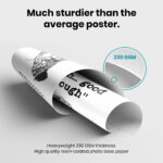 Meh Good Enough Demotivational Funny  Room Decor - Home Decor For Home -  Ironic Mediocrates Unframed Wall Poster - Image 3