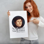 Martin Luther Reformation Day  Room Decor - Home Decor For Home -  Lutheran Reformation Theology Unframed Wall Poster - Image 5