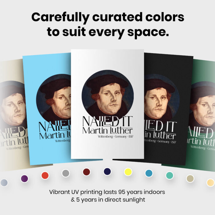 Martin Luther Reformation Day  Room Decor - Home Decor For Home -  Lutheran Reformation Theology Unframed Wall Poster - Image 6