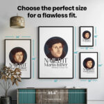 Martin Luther Reformation Day  Room Decor - Home Decor For Home -  Lutheran Reformation Theology Unframed Wall Poster - Image 7