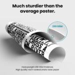 American Revolutionary War Funny  Room Decor - Home Decor For Home -  George Washington Delaware Unframed Wall Poster - Image 3