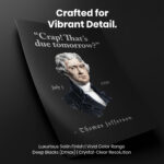 Crap That's Due Tomorrow History Teacher  Room Decor - Home Decor For Home -  Thomas Jefferson Unframed Wall Poster - Image 4