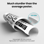 Funny Ironic History Buff Room Decor For Home -  Smart History Teacher Unframed Wall Poster - Image 3