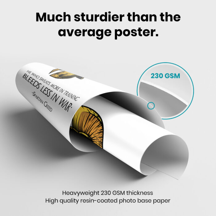 053014-003.GSM_-4.jpg Spartan Helmet Greek Warrior Training  Room Decor - Home Decor For Home -  Greek Helmet Spartan Unframed Wall Poster - Image 3